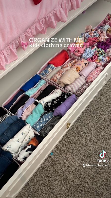 Organize with me 
Kids clothing drawer 

#organization #organizationhacks #amazonorganization #amazonorganizationfinds #drawerorganization #kidsorganizationtips

#LTKhome #LTKfamily #LTKkids
