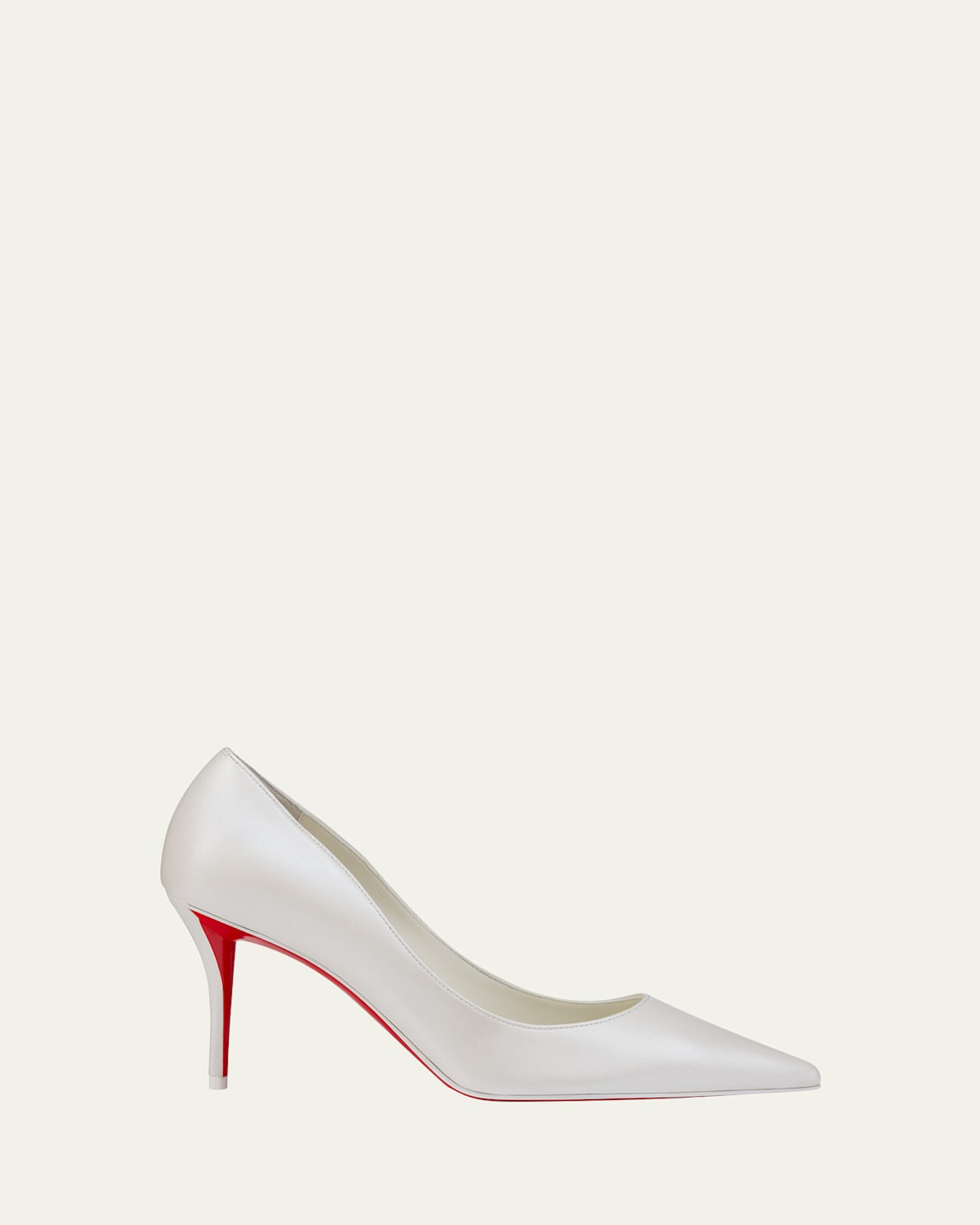80mm Miss Z Nappa Leather Red Sole Pointed-Toe Pumps | Bergdorf Goodman