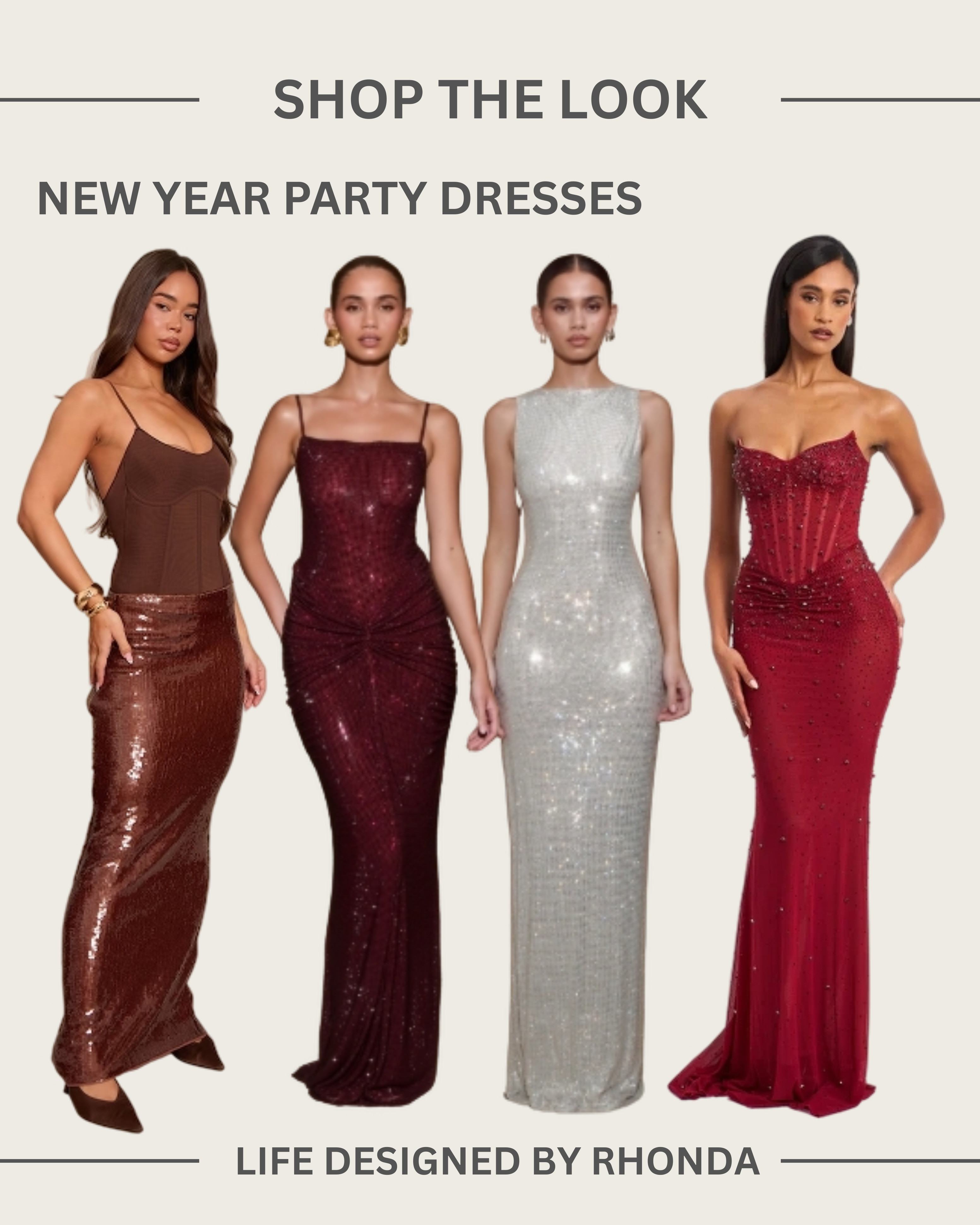 Ring in the new year with the perfect party dress. From shimmering sequins to elegant satin, these showstopping looks are designed for a night to remember. Tap to shop my favorite New Year's Eve dresses and accessories. #NewYearsEve #PartyDress #HolidayStyle 

 #LTKHoliday #LTKootd #LTKSaleAlert