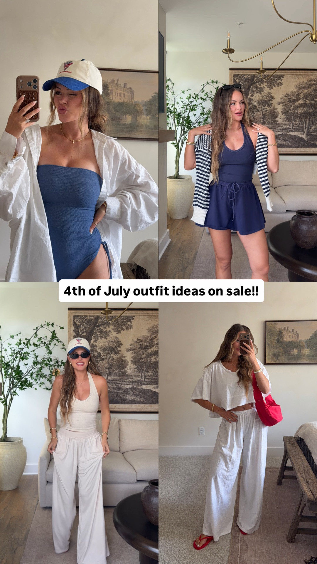 4th of July outfit ideas from @Aerie!! I’m size small in everything except XL in the coverup! They’re all on sale!

 #AerieREAL
#AeriePartner
#4thofjuly

#LTKootd #LTKSaleAlert #LTKSwim