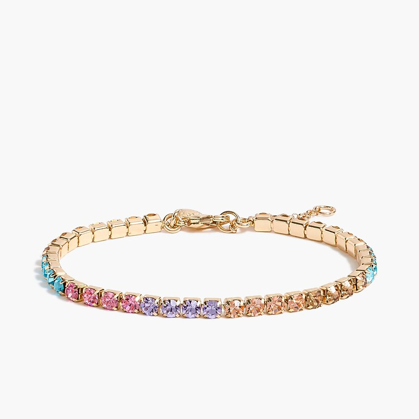 Crystal tennis bracelet | J.Crew Factory
