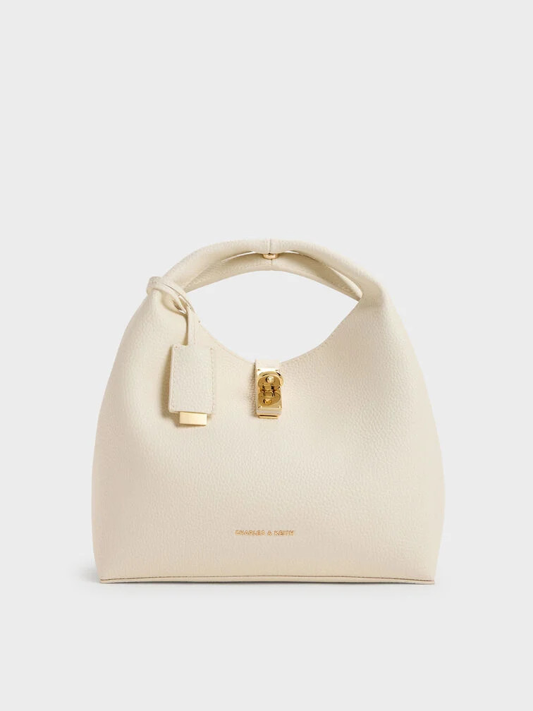 Chance Turn-Lock Bucket Bag | Charles & Keith UK