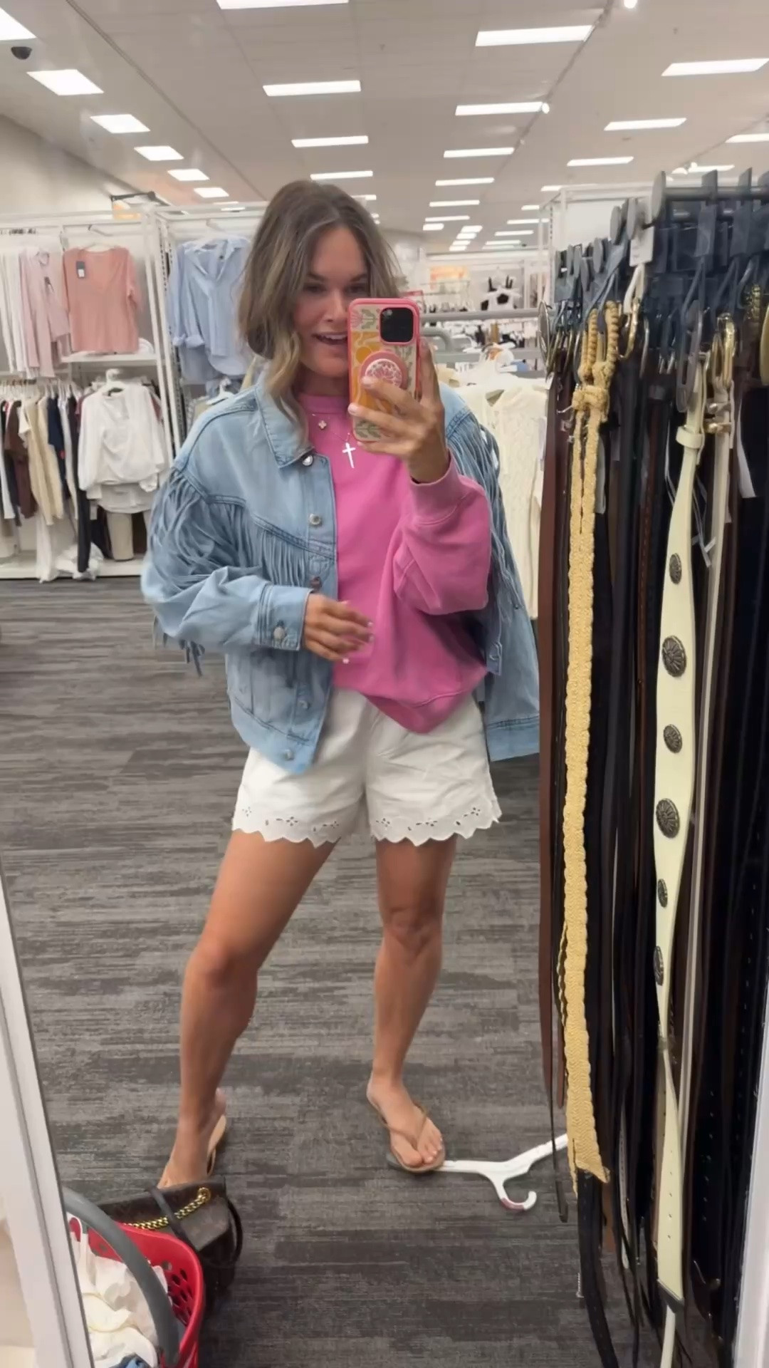 This fringe denim jacket from Target is SO fun! Perfect little layer for summer concerts and nights out

#LTKootd #LTKSeasonal #LTKgrwm
