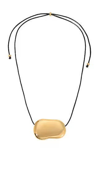 Julia Necklace in Gold & Black | Revolve Clothing (Global)