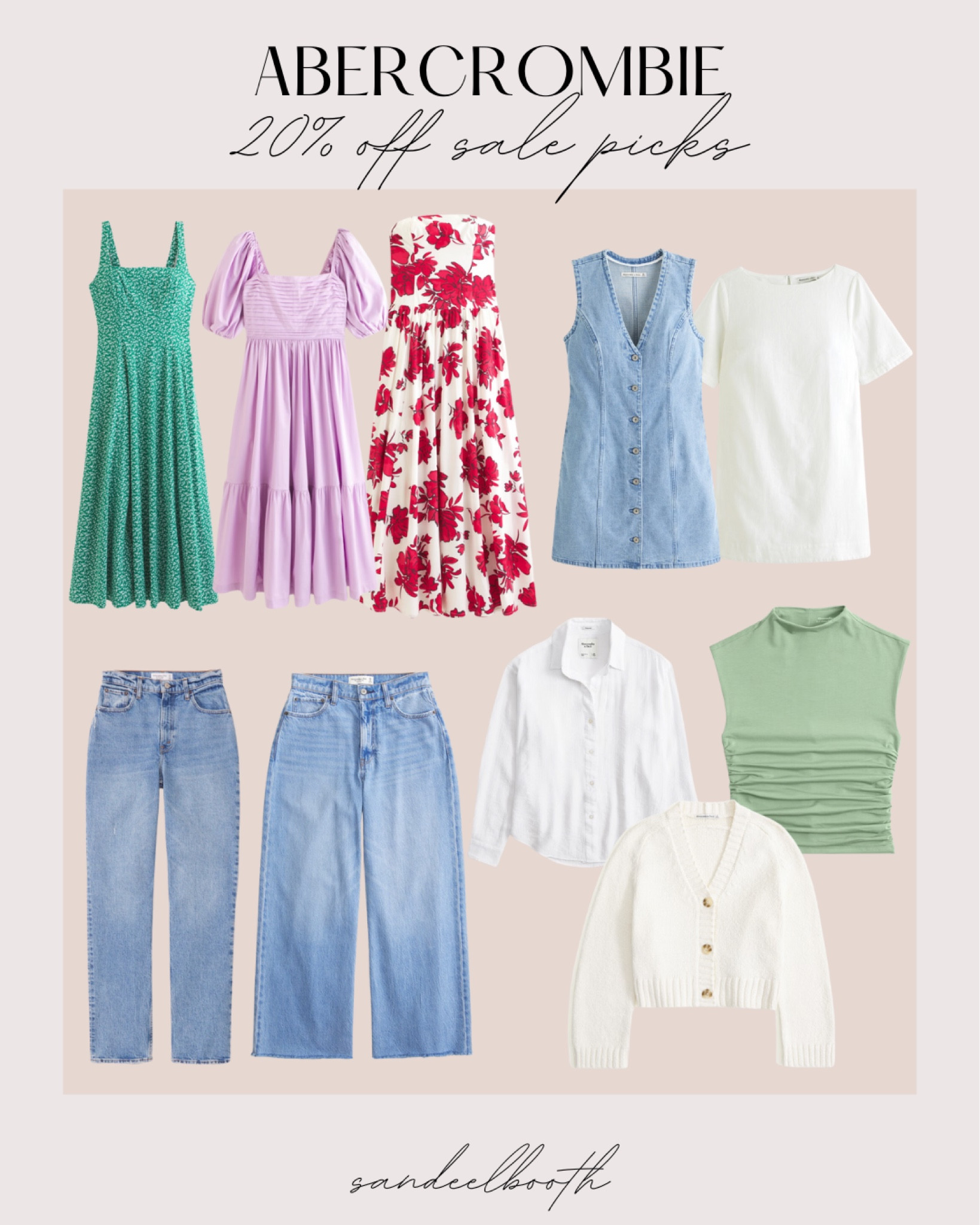 Abercrombie 20% off sale favs!

Women’s casual outfits - maxi dresses - women’s denim - casual style - Abercrombie - linen styles - mom jeans - denim dress


#LTKFindsUnder50 #LTKStyleTip #LTKSaleAlert
