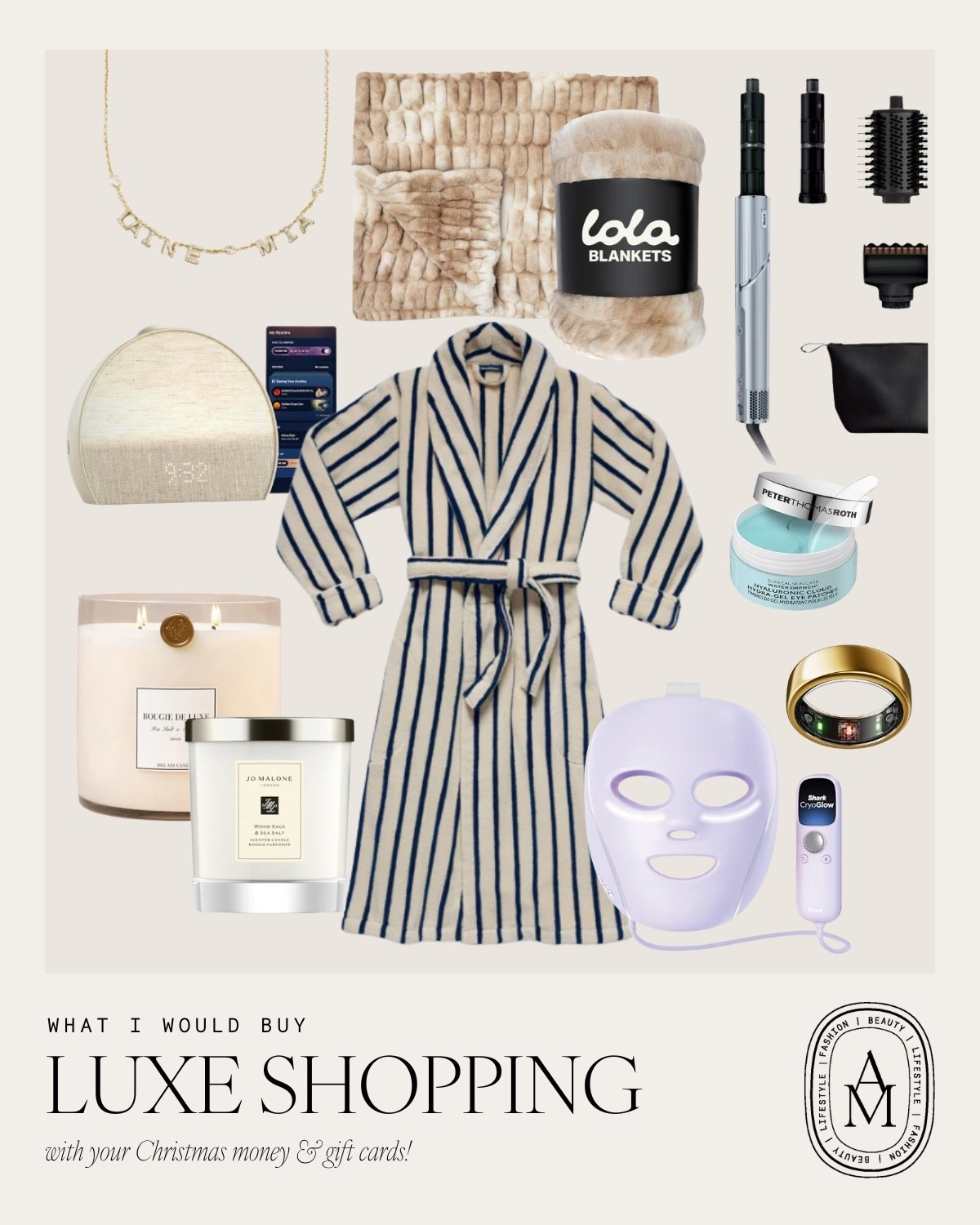 Ideas for spending Christmas gift cards + money! Higher end items to gift yourself this season ✨

Gift ideas, luxe gift ideas, luxury gifts, gifts for yourself, selfcare gifts, home gifts

#LTKSeasonal #LTKGiftGuide #LTKHoliday