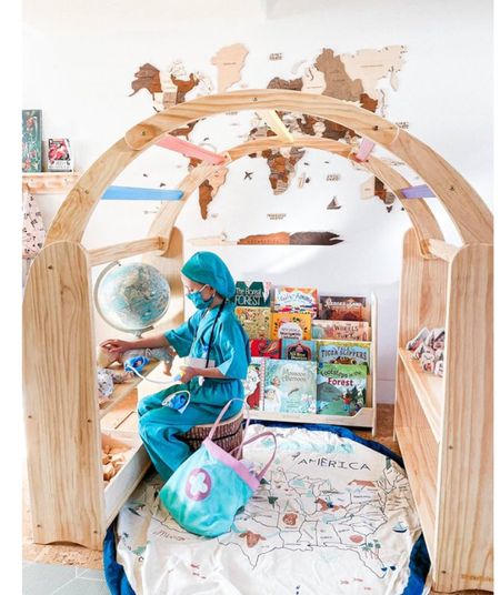When my kids were smaller our house was filled with larger wooden playthings like playstands that could become a grocery store or a rocking boat or balance board. Here are some of our faves

#LTKGiftGuide #LTKkids #LTKfamily