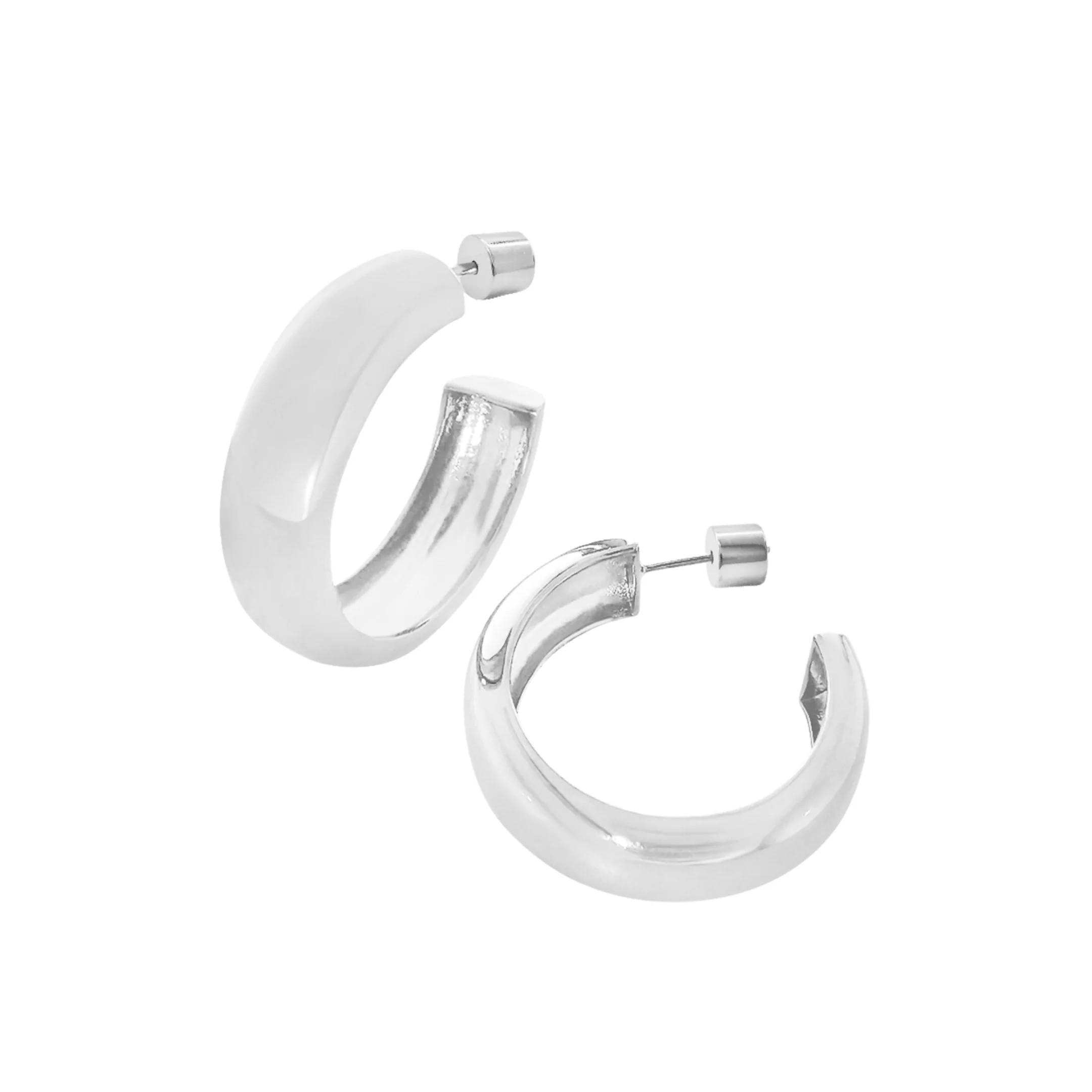 Santorini Hoops | Silver | Jaz Hand Made (Global)