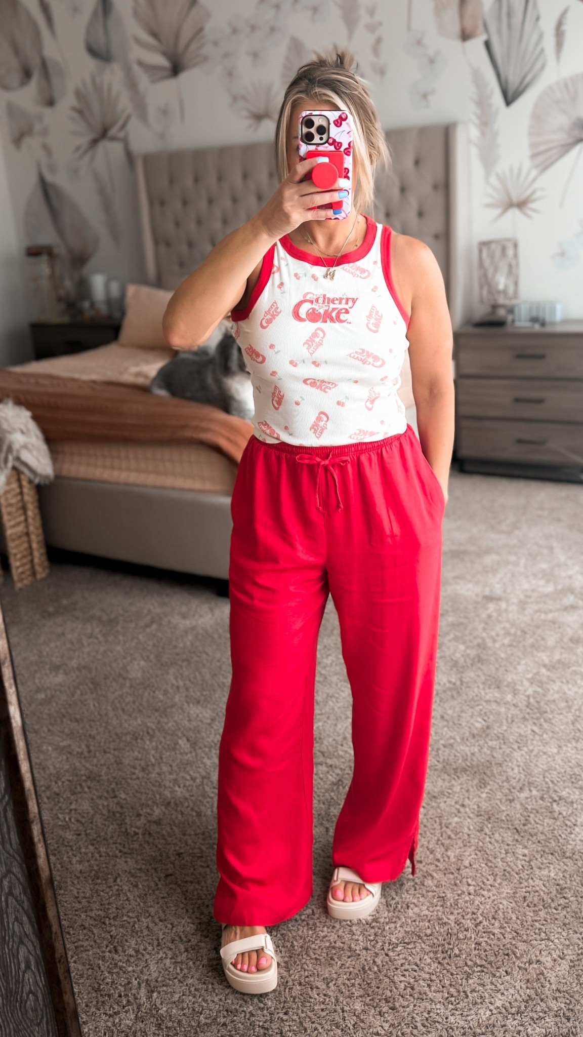 Pants run oversized, size down! I’m in a small. Tank true to size. 

#LTKOver40 #LTKMidsize #LTKSummerEdit