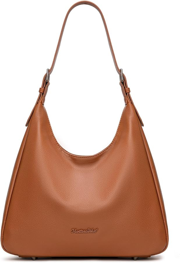 Montana West Hobo Bag Purse for Women Slouchy Shoulder Handbags Purses | Amazon (US)