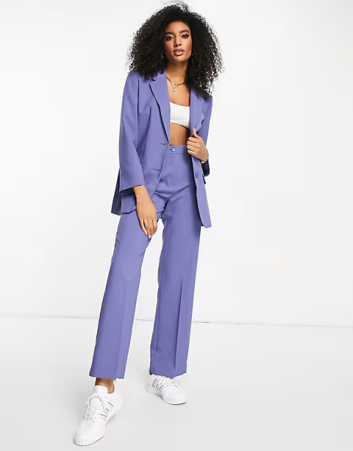 ASOS DESIGN Mix & Match suit in indigo blue | ASOS (Global)