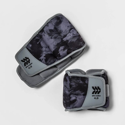 Ankle Weights Anti-microbial 4lbs 2pc - All In Motion™ | Target