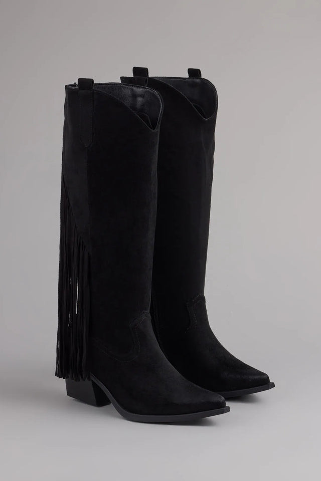 Trendy Strut Fringe Western Boots | Windsor Stores