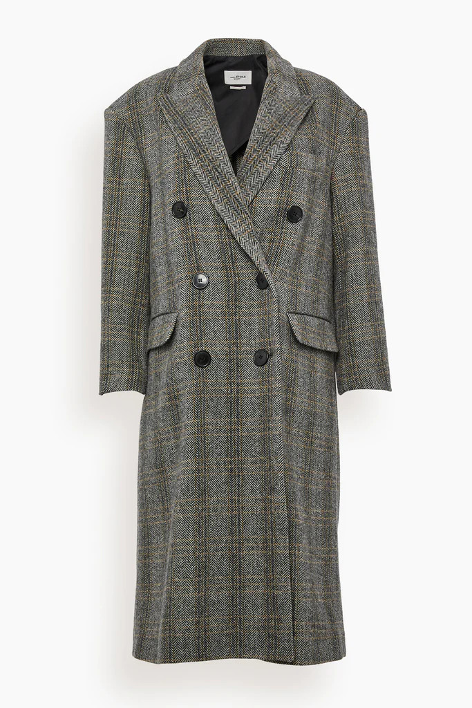 Lojima Coat in Beige | Hampden Clothing
