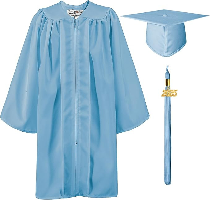 GraduationMall Matte Kindergarten Graduation Gown Cap Set with 2025 Tassel | Amazon (US)