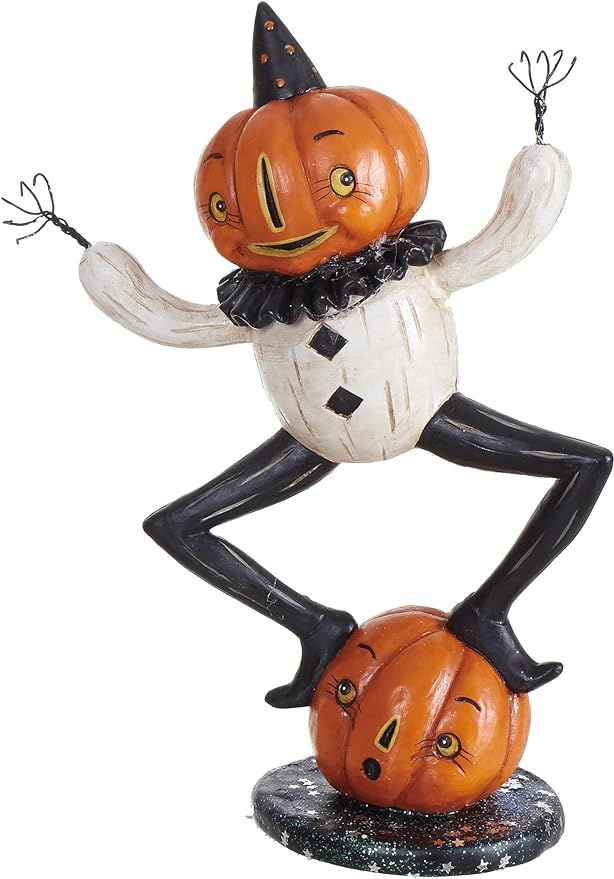 One Holiday Way Vintage Retro Dancing Jack O'Lantern Pumpkin Halloween Figurine - Decorative Tabl... | Amazon (US)