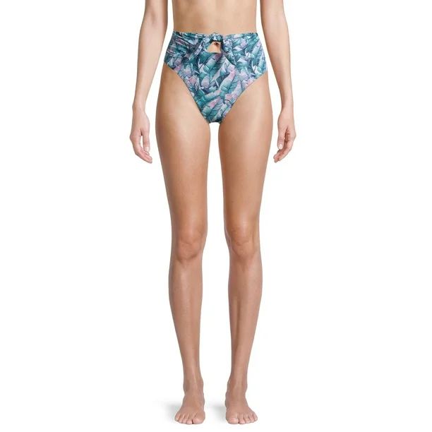 XOXO Women's Sash High-Waist Bikini Bottom Swimsuit | Walmart (US)