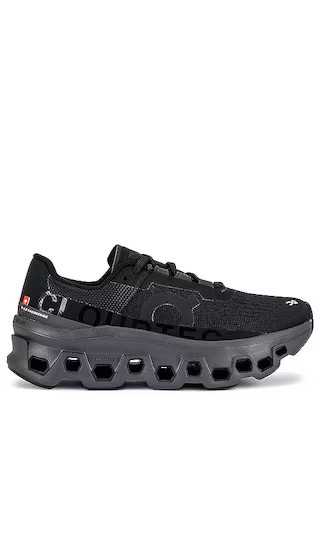 Cloudmonster Sneaker in Black & Magnet | Revolve Clothing (Global)
