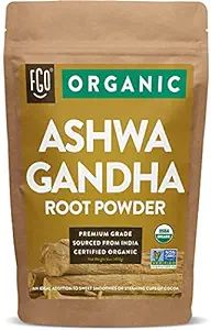 Organic Ashwagandha Root Powder | 16oz Resealable Kraft Bag 453g | Amazon (US)