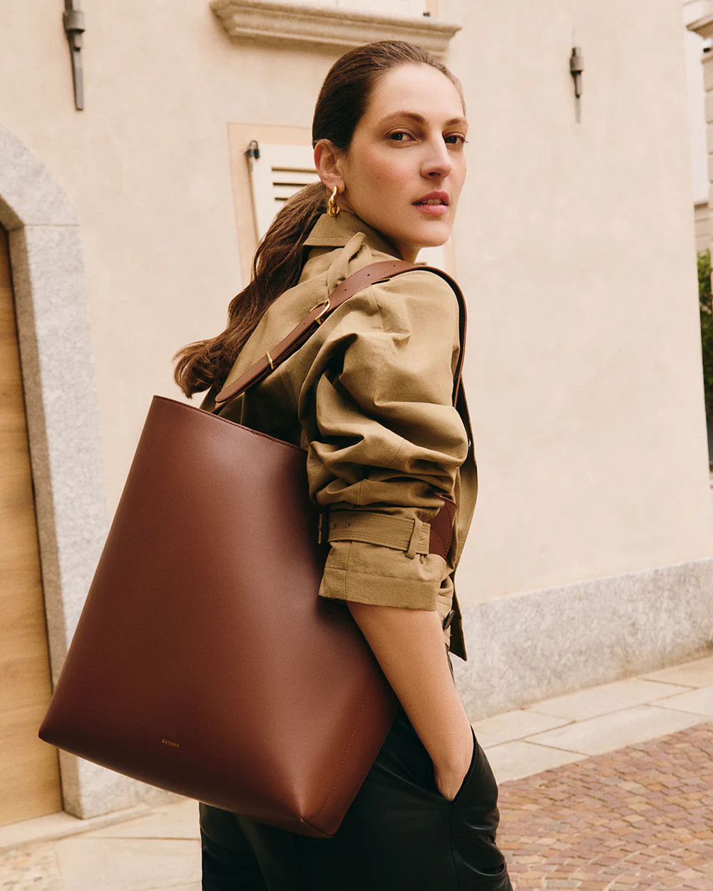 Oversized Linea Bag | Cuyana