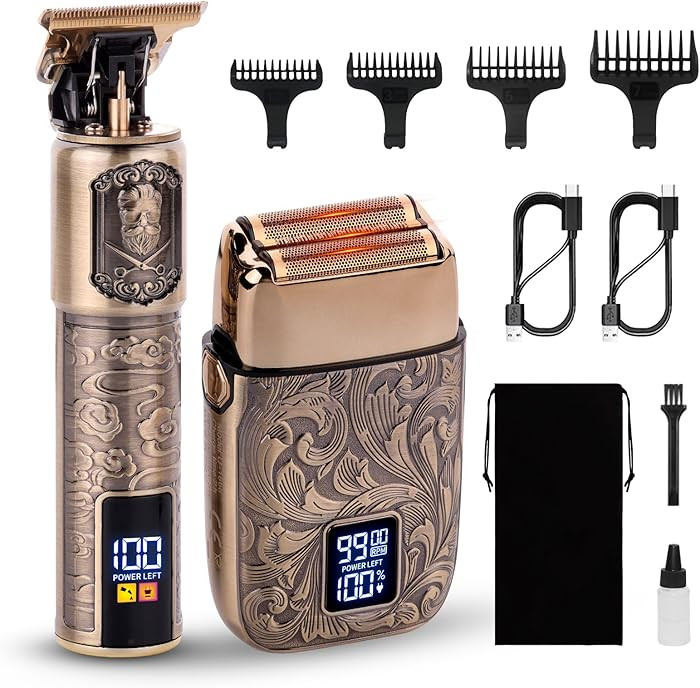 Ufree Foil Shavers Electric Razor for Men, Beard Trimmer Grooming Shaving Kit, Hair Trimmer, Cord... | Amazon (US)