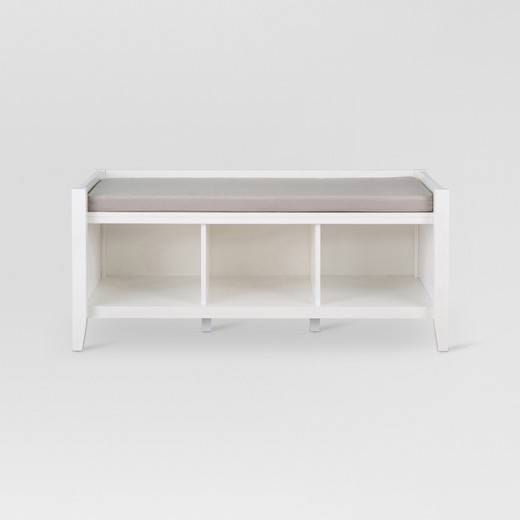 Open Storage Bench Wood - Threshold™ | Target