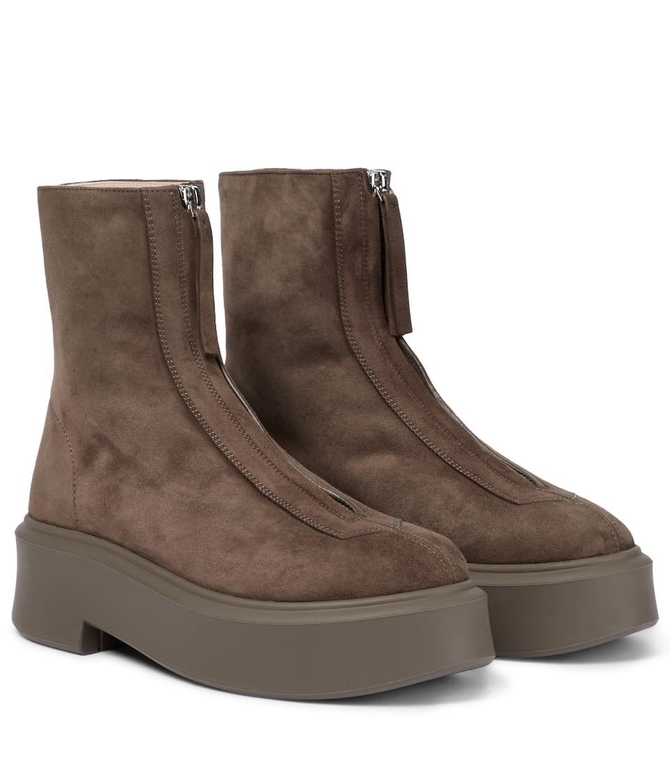 Zipped Boot 1 suede boots | Mytheresa (UK)