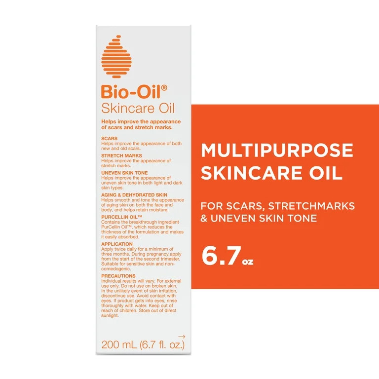 Bio-Oil Skincare Oil, 6.7 Ounce, Body Oil and Dark Spot Corrector for Scars and Stretchmarks, Fre... | Walmart (US)
