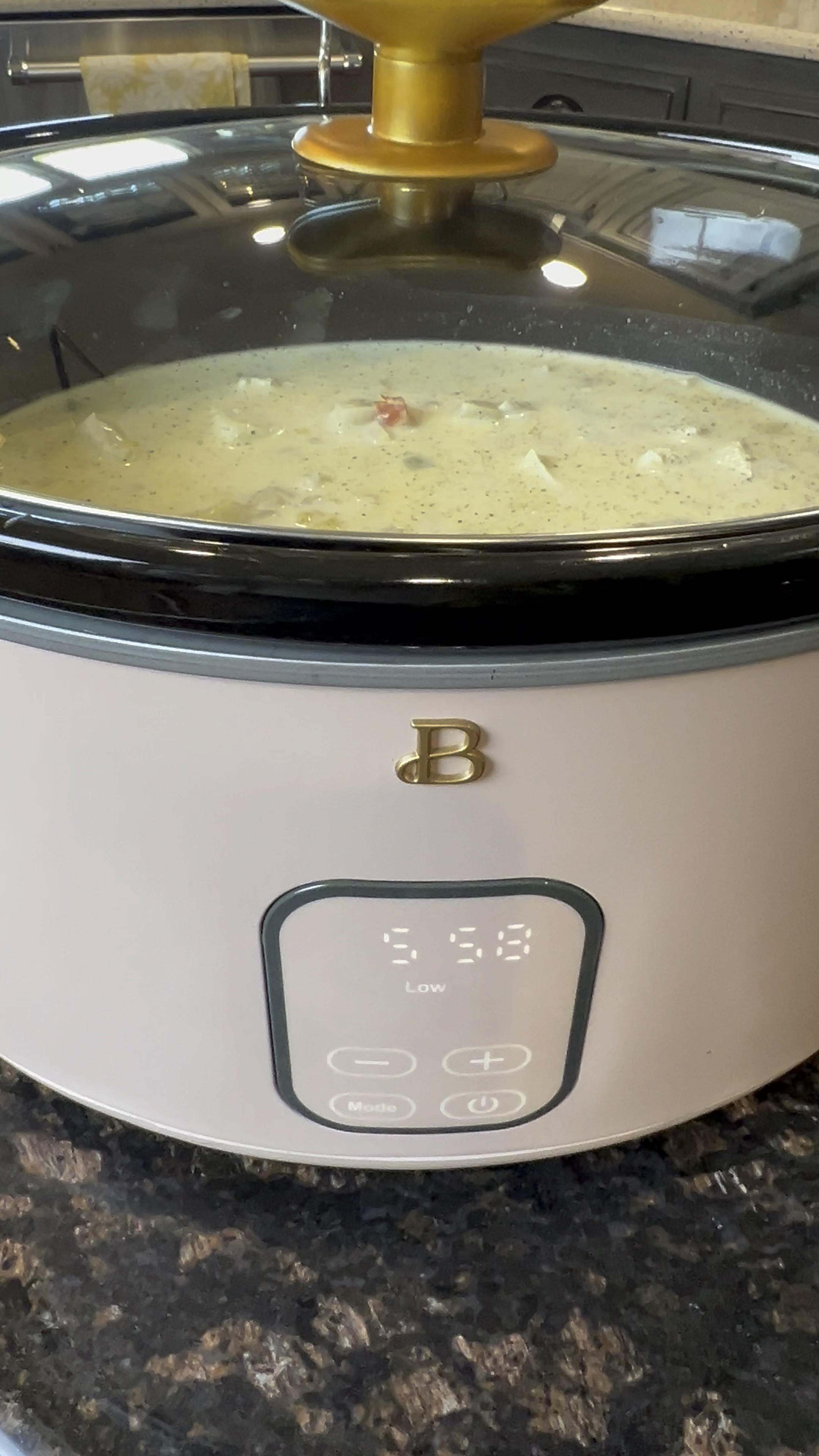 Favorite slow cooker with my favorite potato 🥔 soup! 😋 

Love this pink 💗just makes me happy to cook! 


Potato soup recipe found at CrazyBusyMama.com 


#CrazyBusyMama #ReclaimtheTable 

#LTKOver40 #LTKHome #LTKVideo