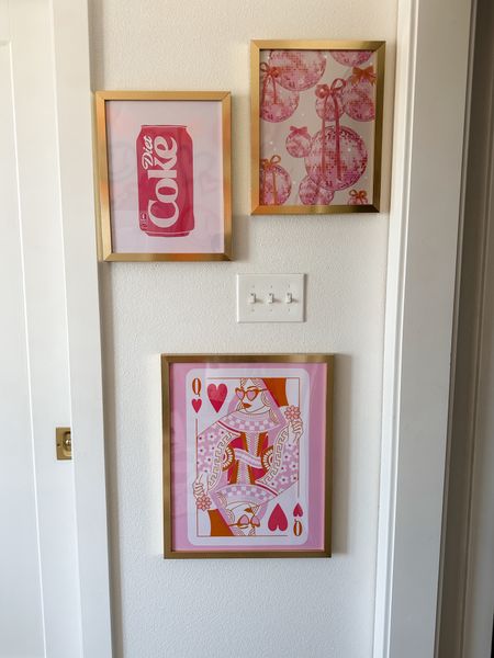 Preppy wall art
Framed prints
Pink and orange decor
Diet Coke
Disco balls
Queen

#LTKstyletip #LTKhome #LTKsalealert