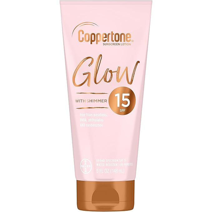 Coppertone Glow Hydrating Sunscreen Lotion with Illuminating Shimmer Minerals and Broad Spectrum ... | Amazon (US)