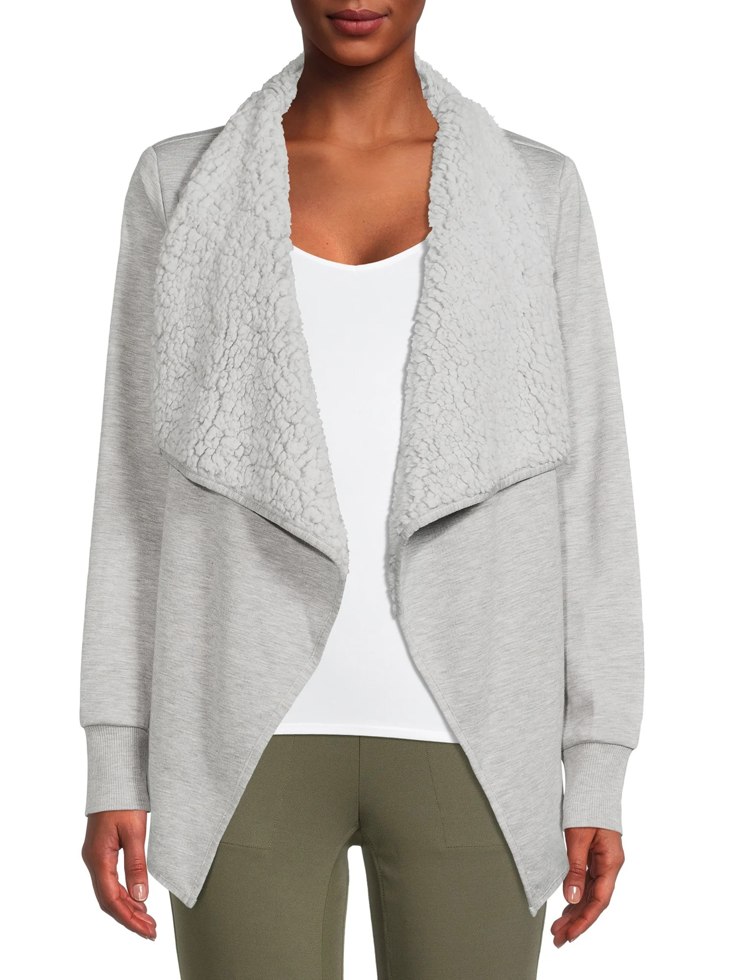 Avia Women's Sherpa Lined Cardigan | Walmart (US)