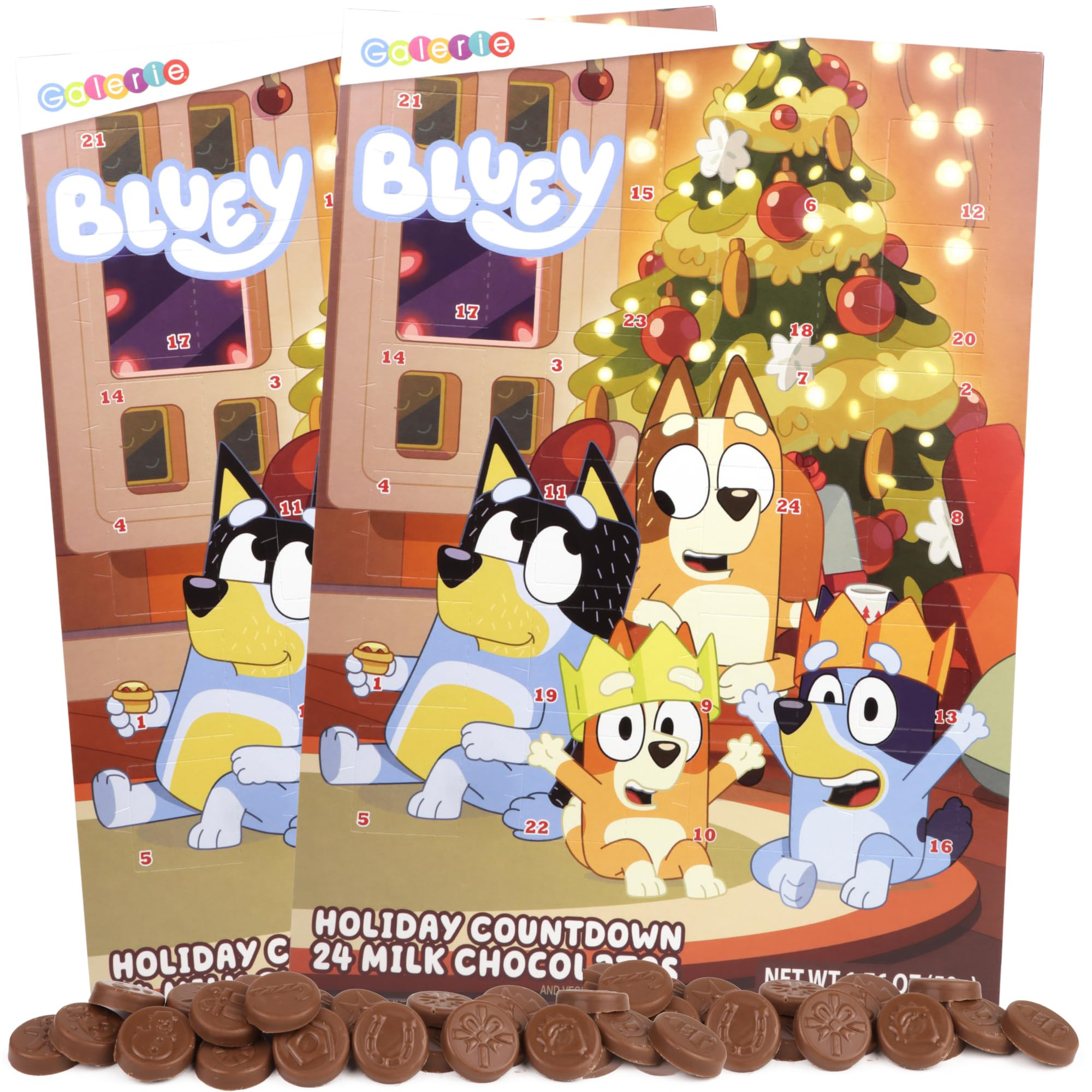 Sweetzo - Bluey Advent Calendar 2025, Countdown To Christmas, 24 Days with Chocolate, 1.76 Ounces... | Amazon (US)