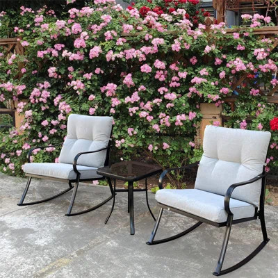Shalini 2 - Person Outdoor Seating Group with Cushions | Wayfair North America