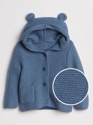 Baby Bear Garter Cardigan | Gap Factory