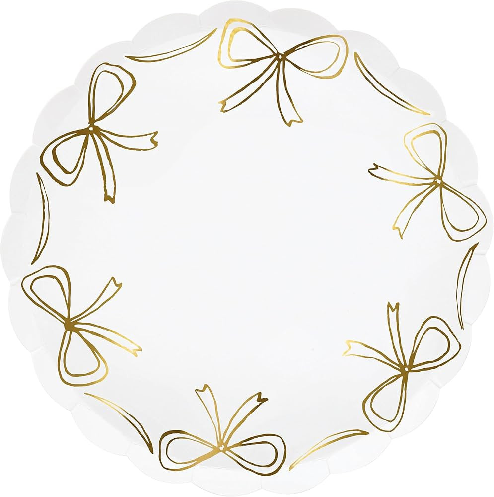 Meri Meri Christmas Party Plates (Pack of 8), Disposable Plates for Party, Christmas Paper Plates... | Amazon (US)