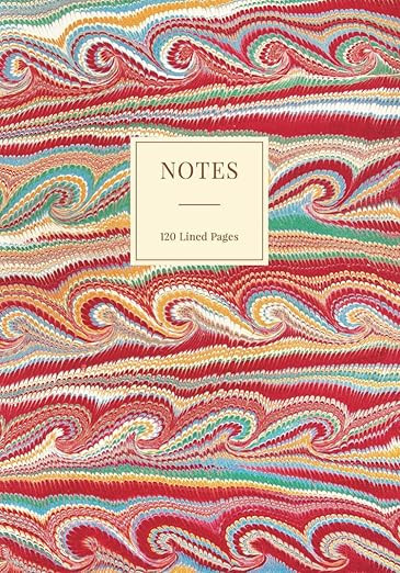 Marble Paper Notebook: A5 Lined Journal Notebook | 120 Pages | Amazon (US)