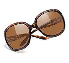 Joopin Oversized Polarized Sunglasses for Women UV Protection Big Frame Sun Glasses Ladies Shades Tr | Amazon (CA)