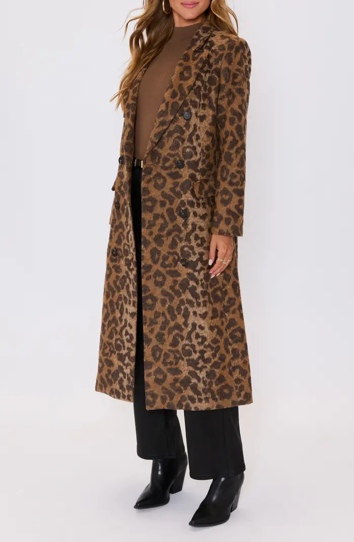 Amelia Leopard Print Coat | Nordstrom
