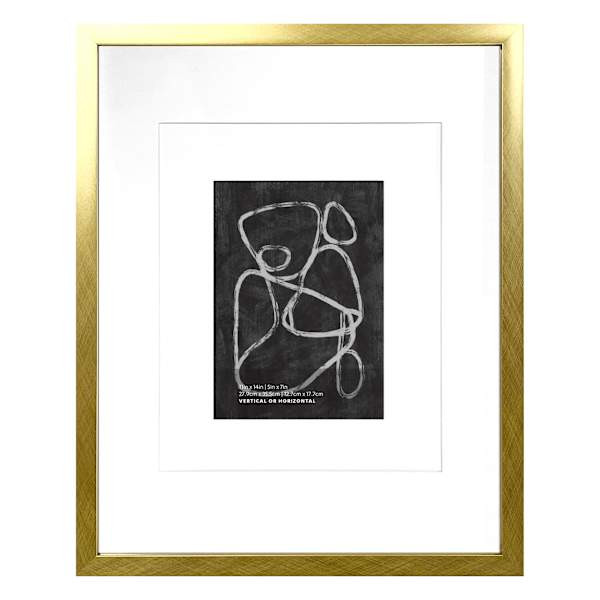 Gold Double Mat Wall Frame, 11x14 | At Home
