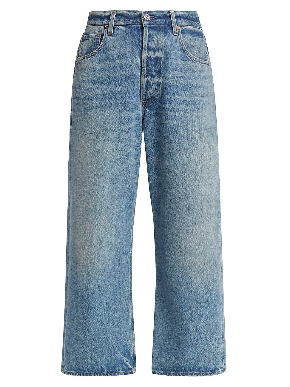 Women's Gaucho Vintage Wide-Leg Jeans - Sodapop Medium Indigo - Size 28 | Saks Fifth Avenue