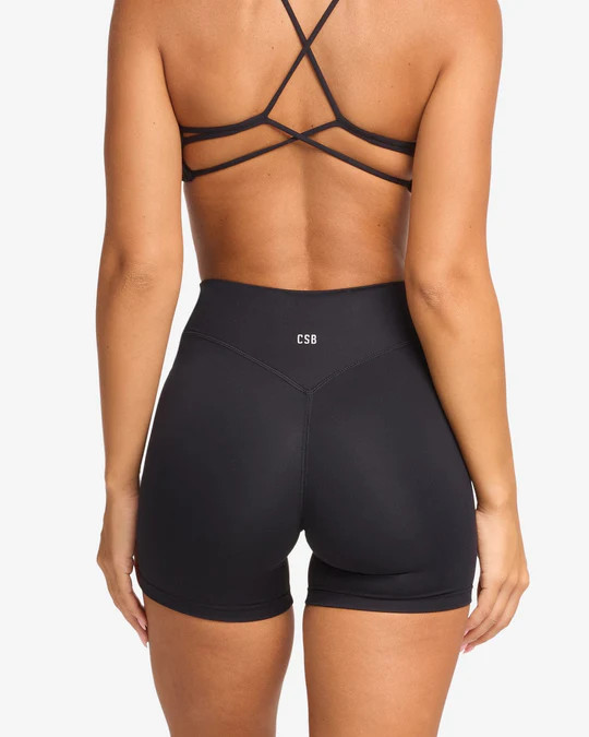 Form Invisible Scrunch Shorts 5" | Black | Crop Shop Boutique AU