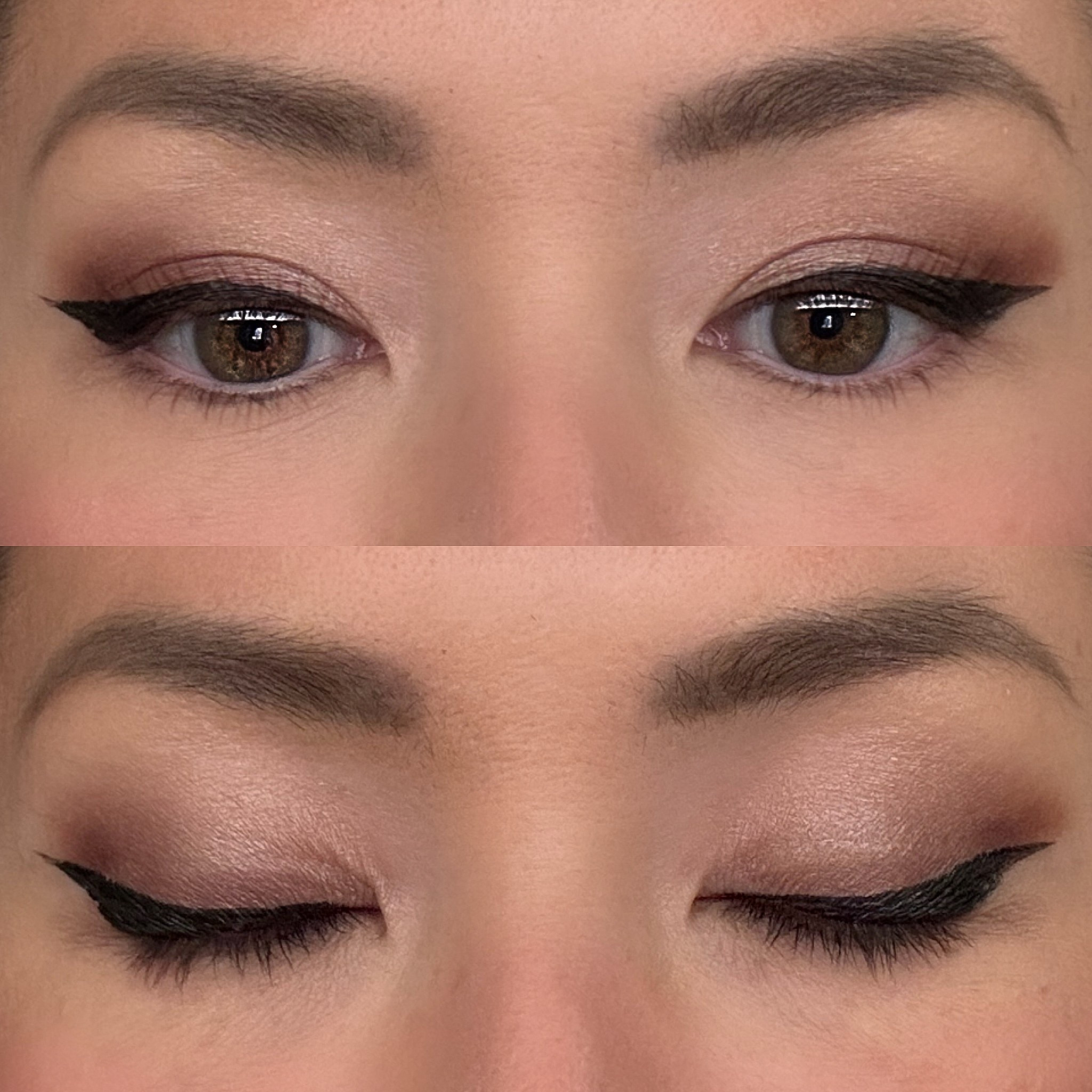 Tried some new eye makeup and I really like it! Plus it’s clean! For the RMS it’s in strobe and the Laura mercier it’s in rose gold, and the outer corner is the Anastasia burgundy color, called mulberry 

#LTKBeauty #LTKselfcare #LTKHoliday