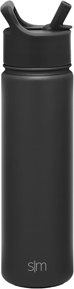 Simple Modern Water Bottle with Straw Lid Vacuum Insulated Stainless Steel Metal Cup Bottles | Re... | Amazon (US)