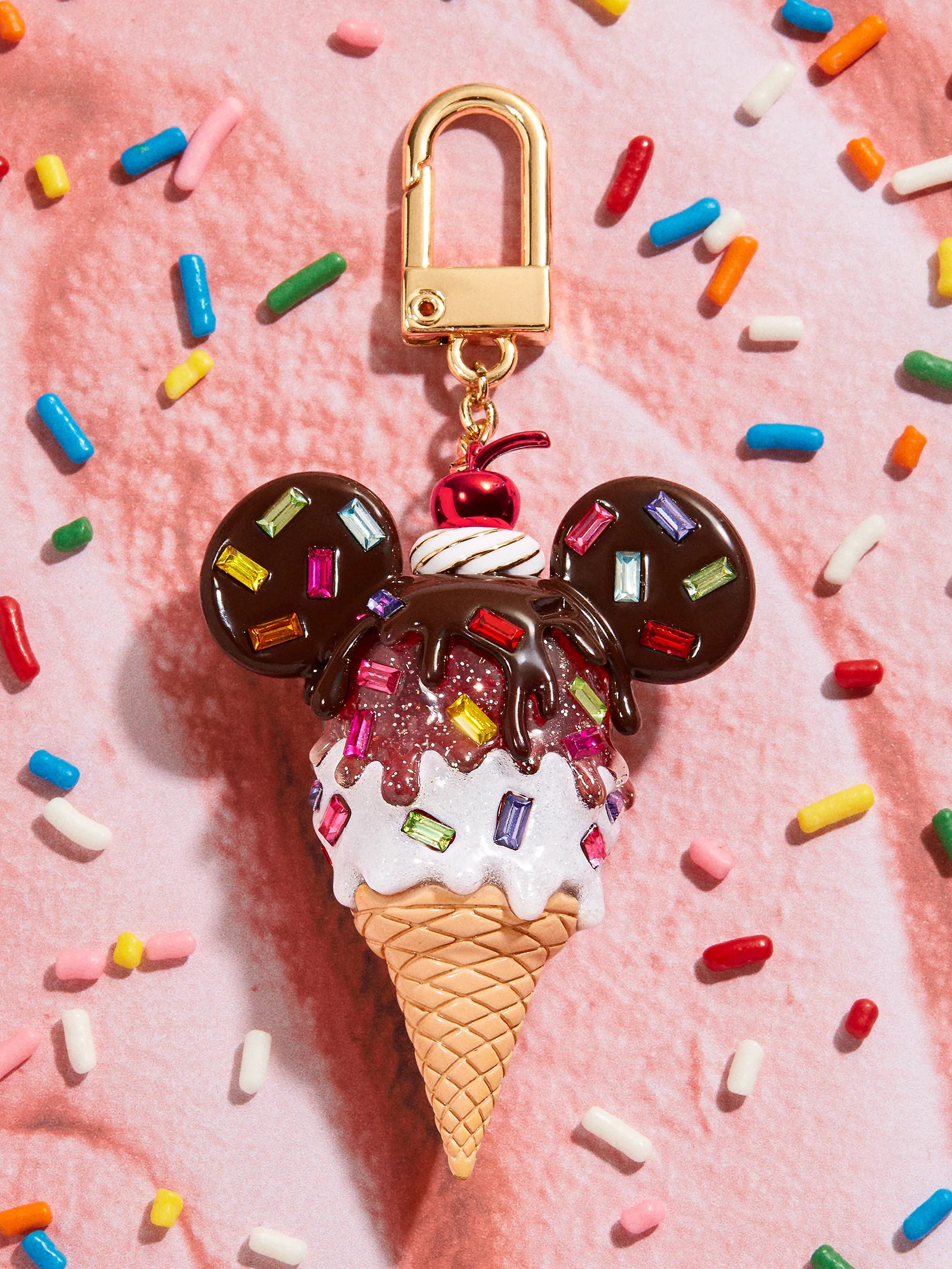 Mickey Mouse Disney Ice Cream Bag Charm - Multi | BaubleBar (US)