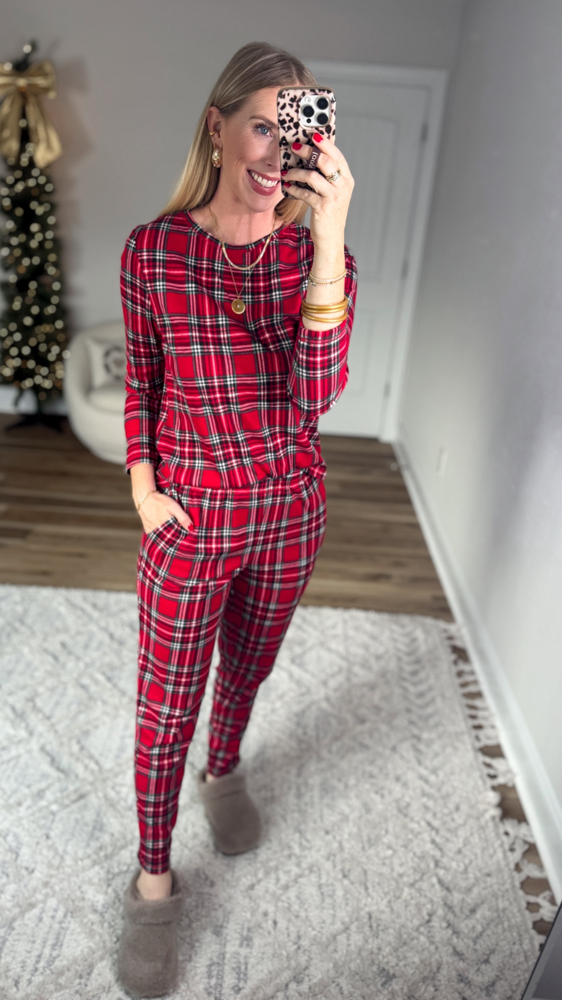 Weekend Walmart Wins try-on
Christmas plaid pajama set- small 

#LTKFindsUnder50 #LTKHoliday #LTKStyleTip