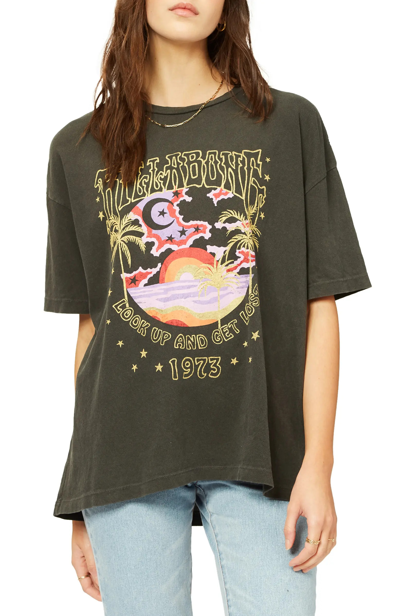 Billabong Let's Get Lost Boyfriend Cotton Graphic Tee | Nordstrom | Nordstrom