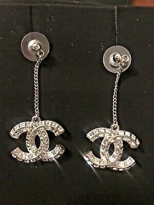 CHANEL CC Crystal Drop Earrings, RARE   | eBay | eBay US
