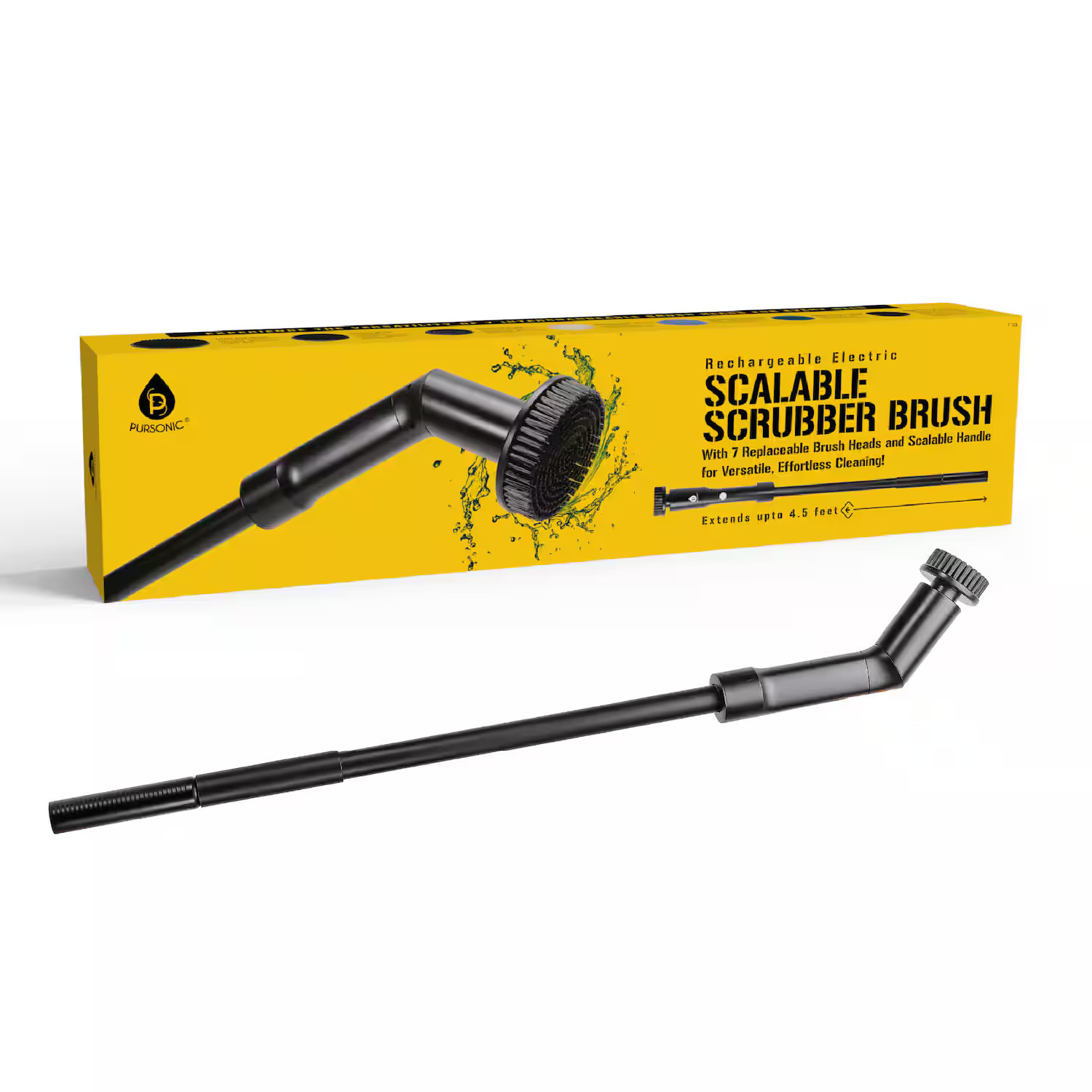 Pursonic - Rechargeable Electric Scalable Scrubber Brush | Best Buy U.S.