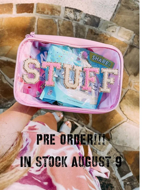 Personalized XL Clear Bag / Toiletry Bag / Makeup Bag / Travel / Cosmetic Bag / Gift / Bridal Gif... | Etsy (US)